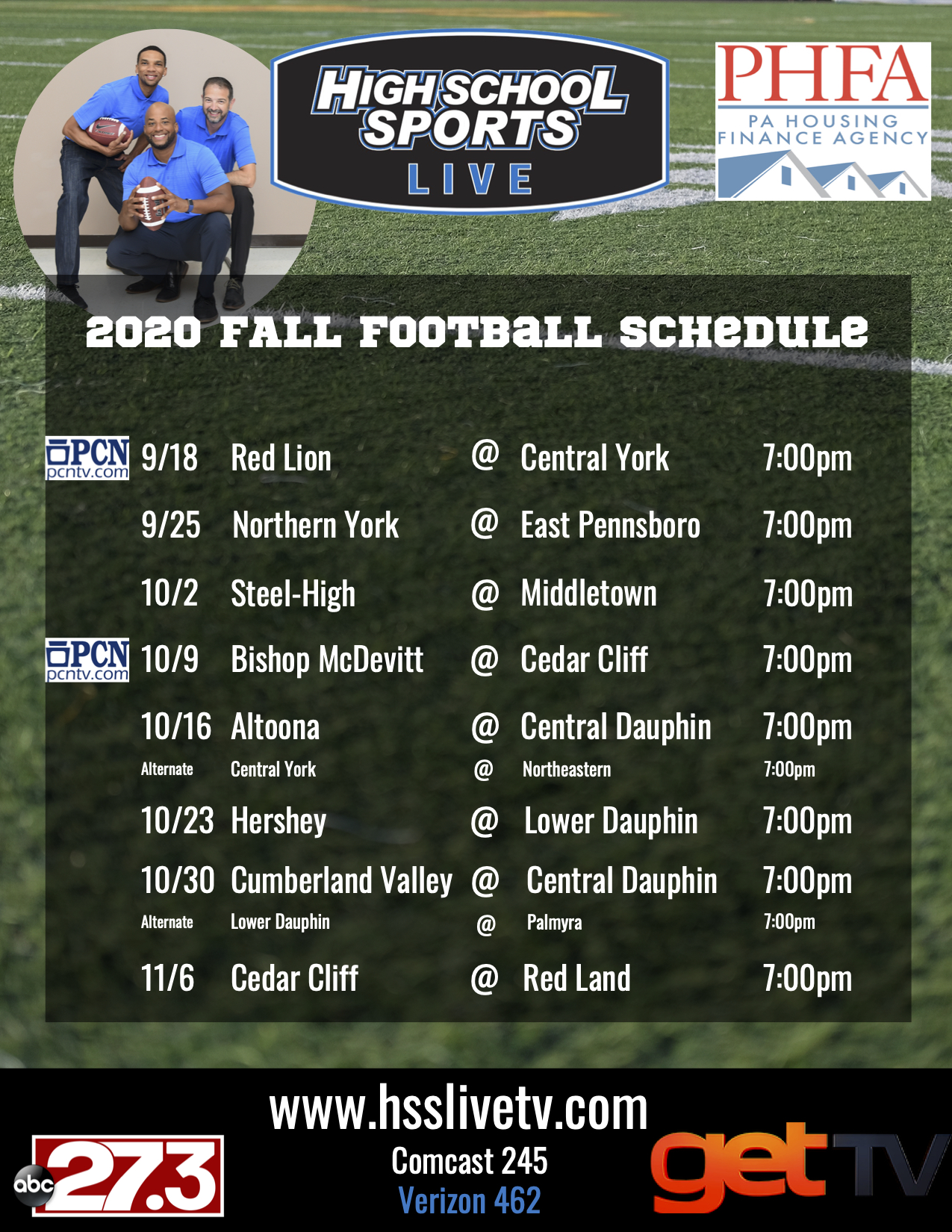 Schedules | High School Sports Live